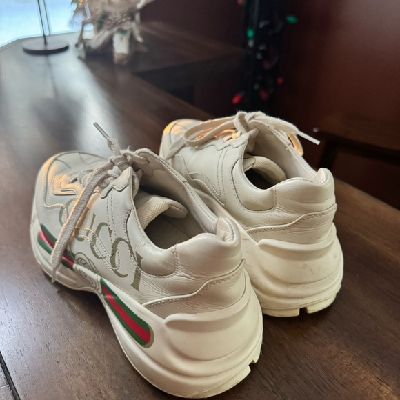 Gucci Women's Rhyton Sneaker with Gucci Logo - Picture 4 of 4